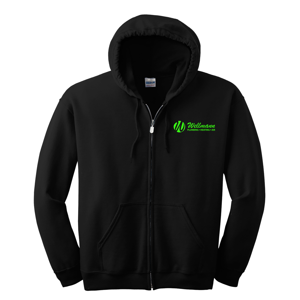 Hooded Sweatshirt Zip 50/50