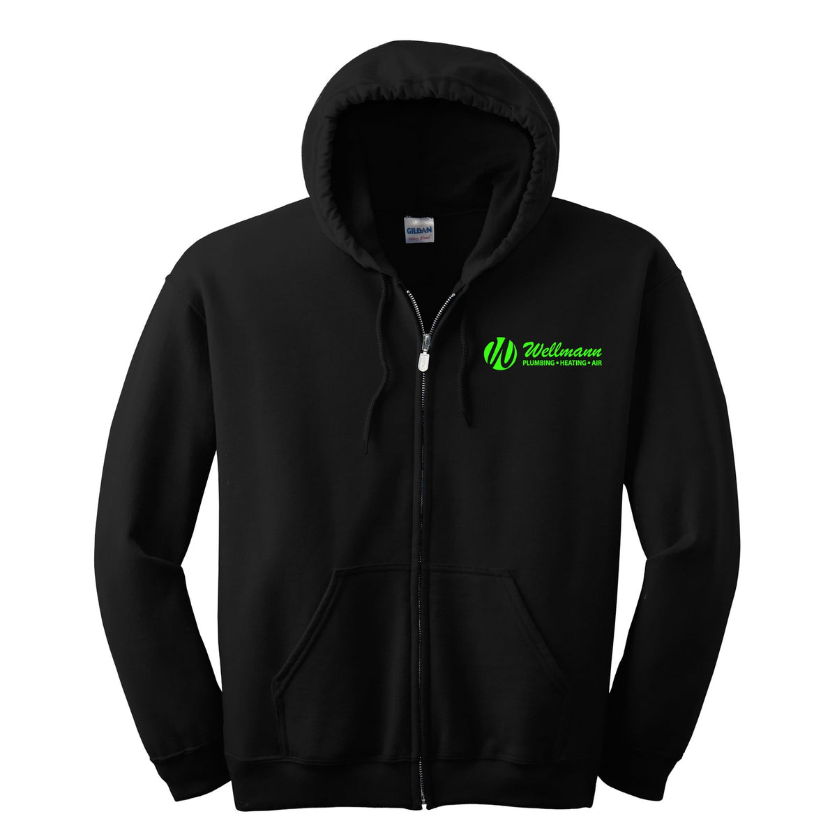 Hooded Sweatshirt Zip 50/50
