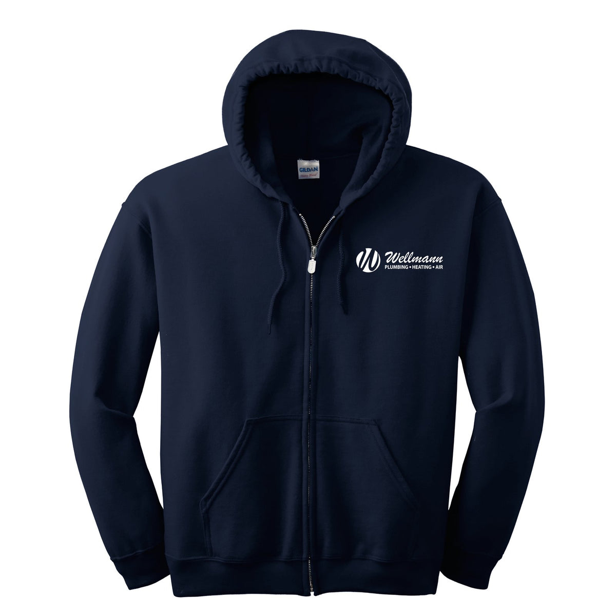 Hooded Sweatshirt Zip 50/50