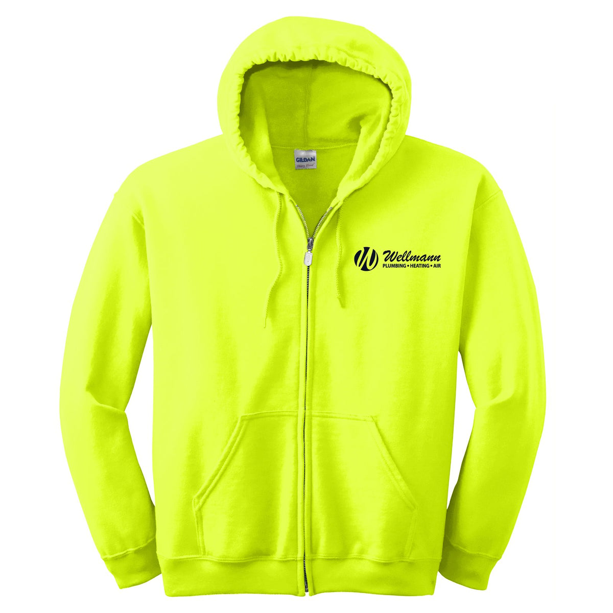 Hooded Sweatshirt Zip 50/50