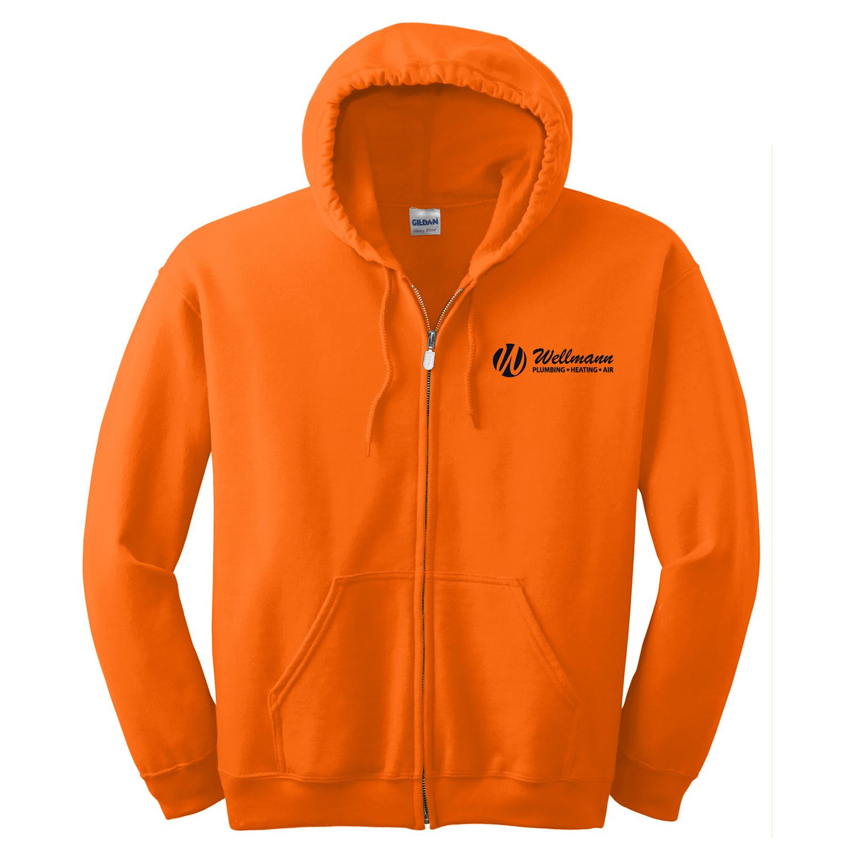 Hooded Sweatshirt Zip 50/50