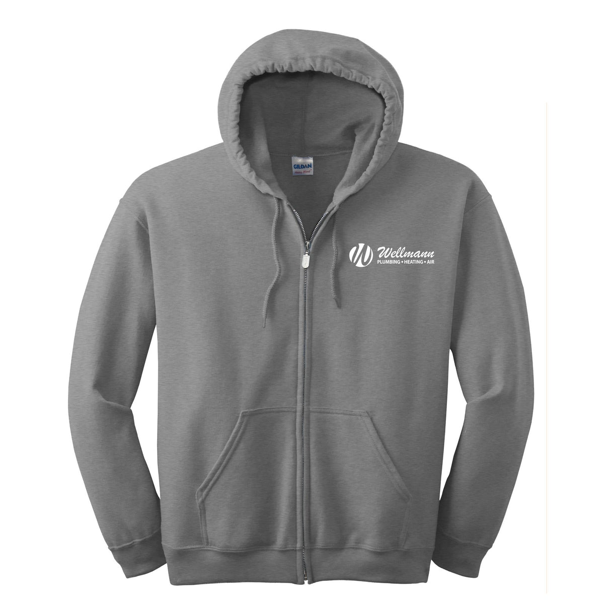 Hooded Sweatshirt Zip 50/50