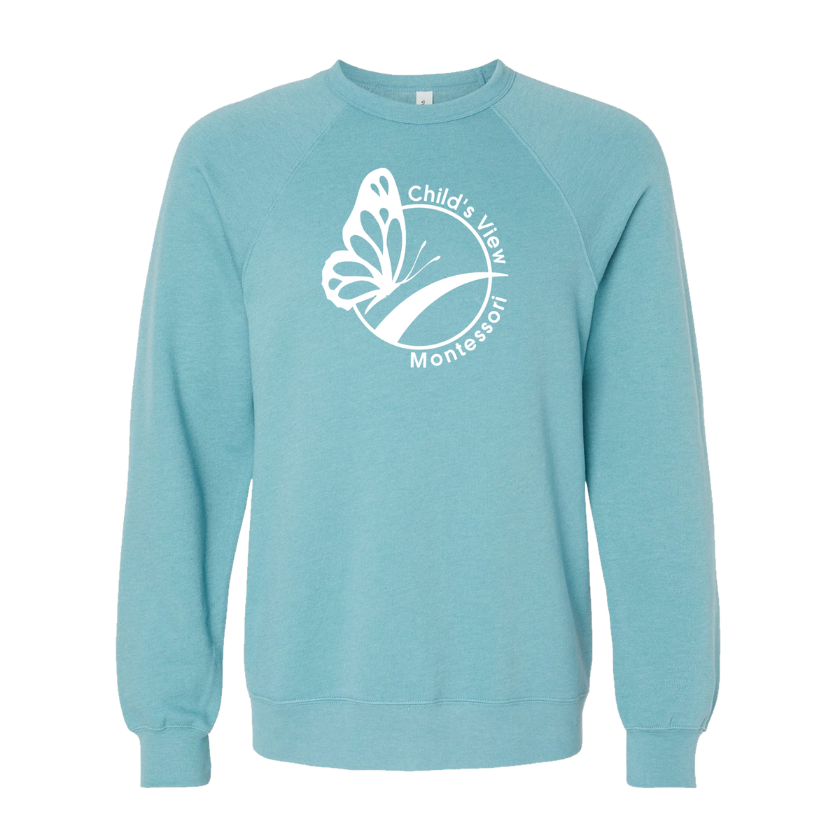 Bella/Canvas Sponge Fleece Raglan Crewneck Sweatshirt