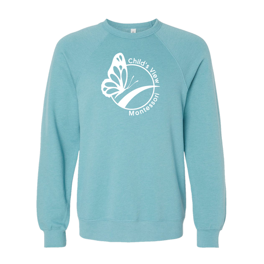 Bella/Canvas Sponge Fleece Raglan Crewneck Sweatshirt