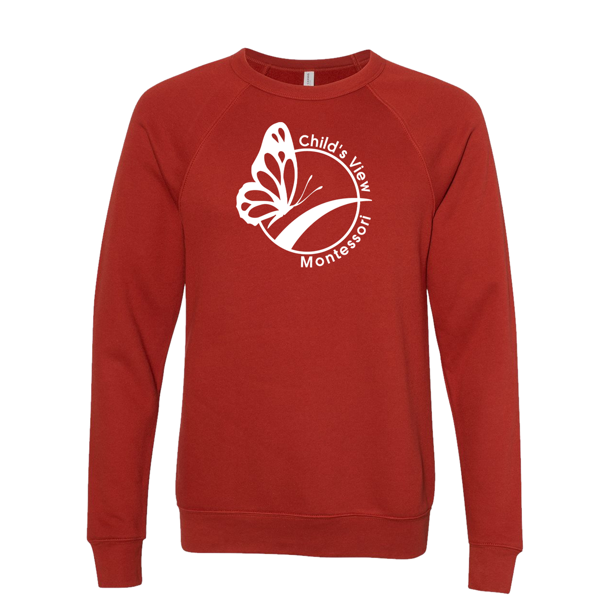 Bella/Canvas Sponge Fleece Raglan Crewneck Sweatshirt