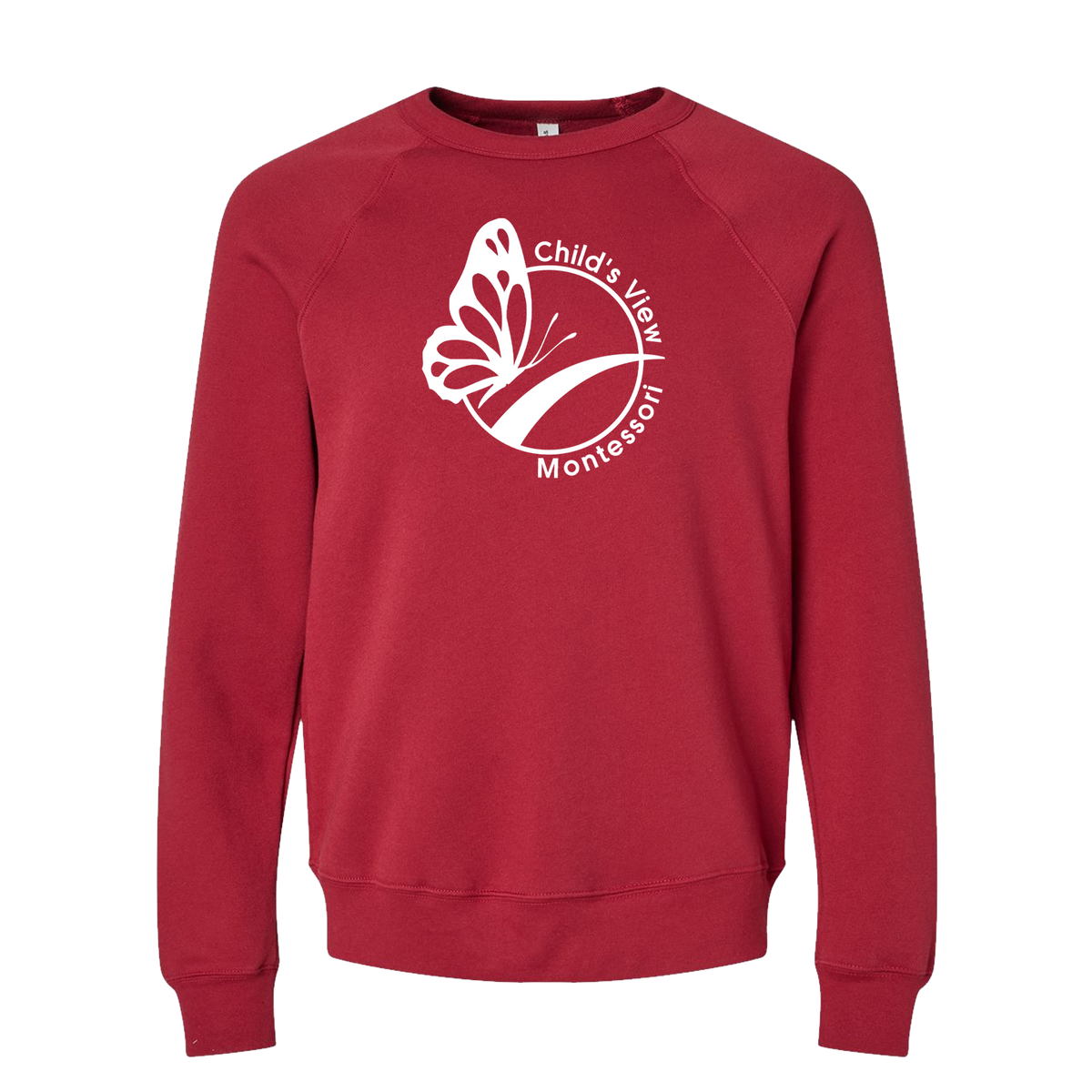 Bella/Canvas Sponge Fleece Raglan Crewneck Sweatshirt