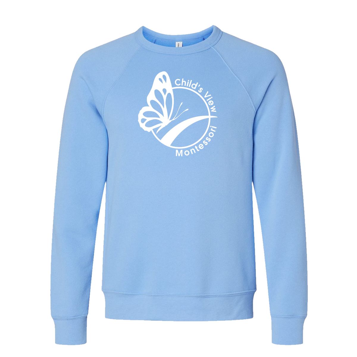 Bella/Canvas Sponge Fleece Raglan Crewneck Sweatshirt