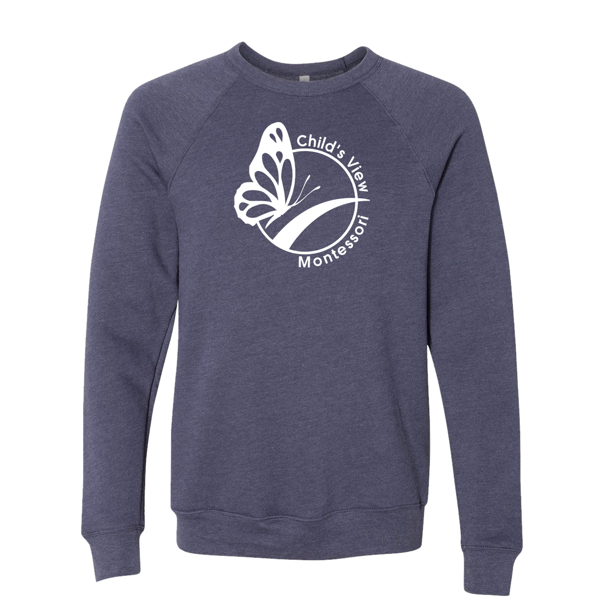 Bella/Canvas Sponge Fleece Raglan Crewneck Sweatshirt