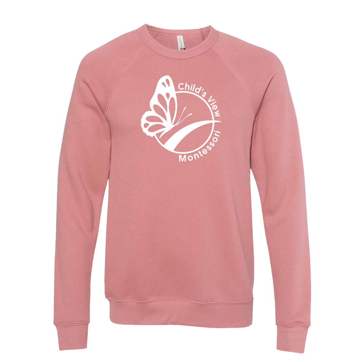 Bella/Canvas Sponge Fleece Raglan Crewneck Sweatshirt