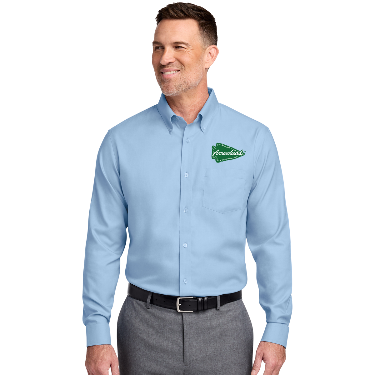 Brooks Brothers® Wrinkle-Free Stretch Nailhead Shirt Arrowhead