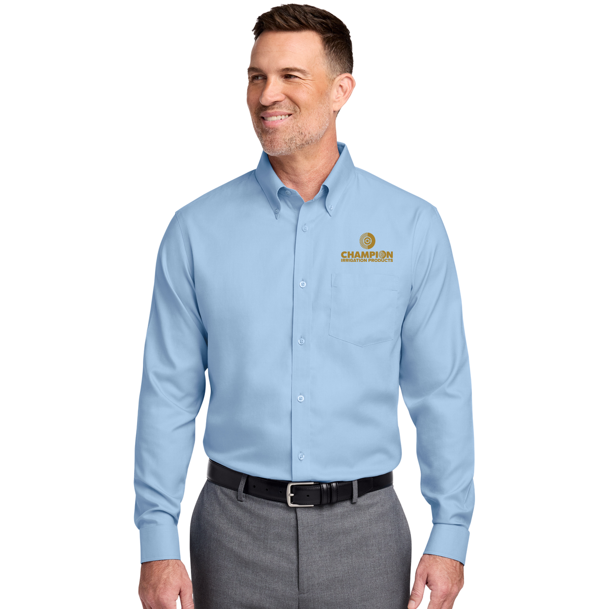Brooks Brothers® Wrinkle-Free Stretch Nailhead Shirt Champion Irrigation