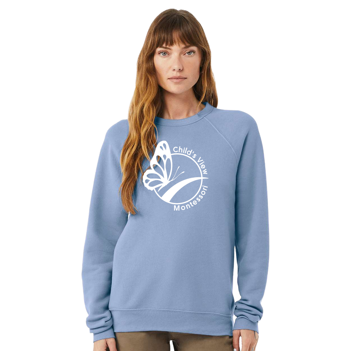 Bella/Canvas Sponge Fleece Raglan Crewneck Sweatshirt