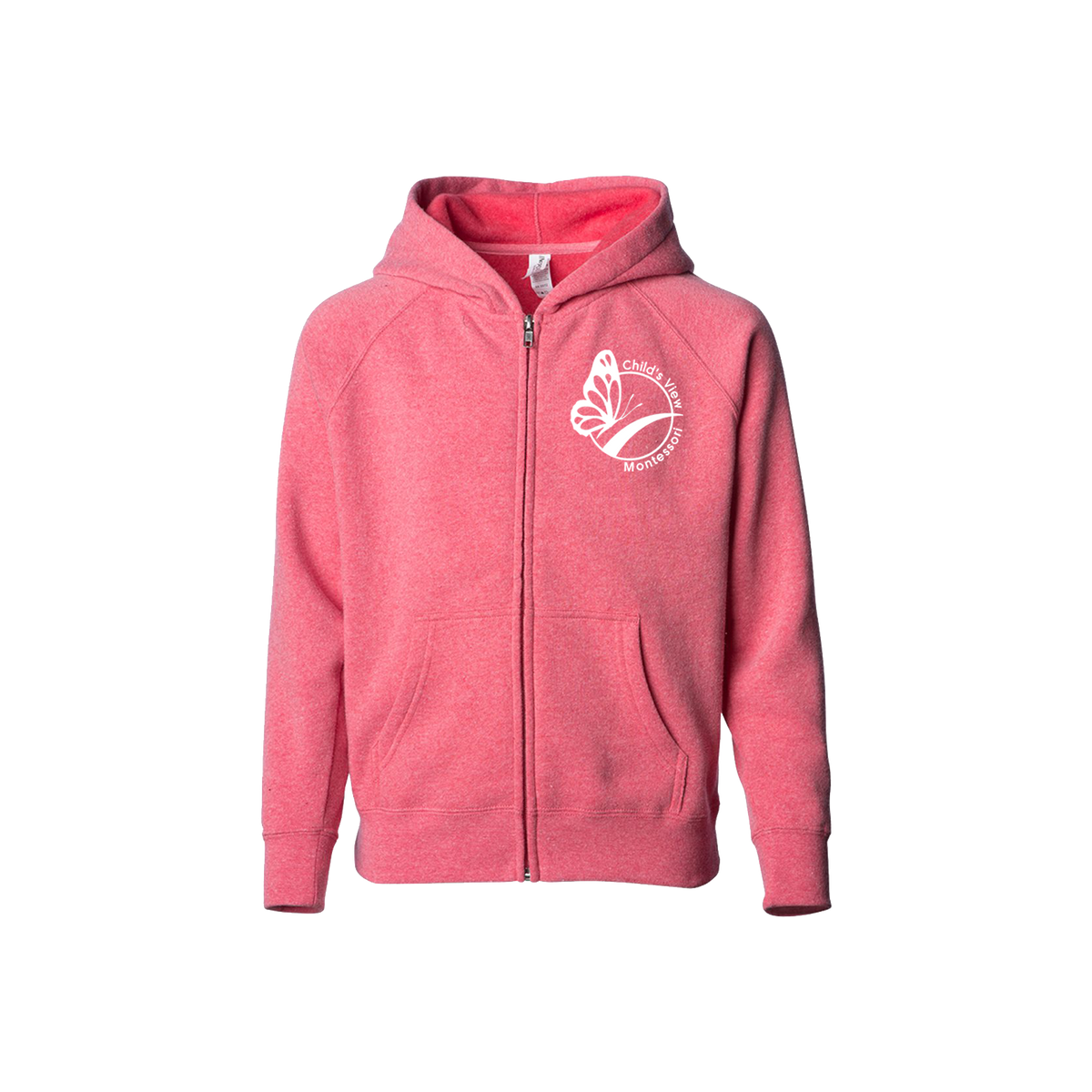 Toddler Raglan Zip Hoodie