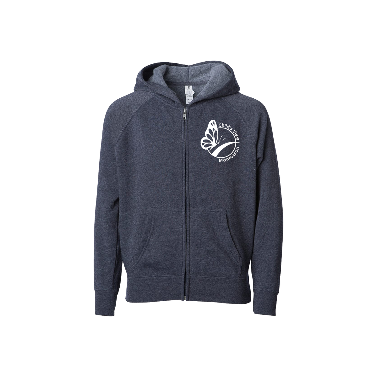 Youth Raglan Zip Hoodie
