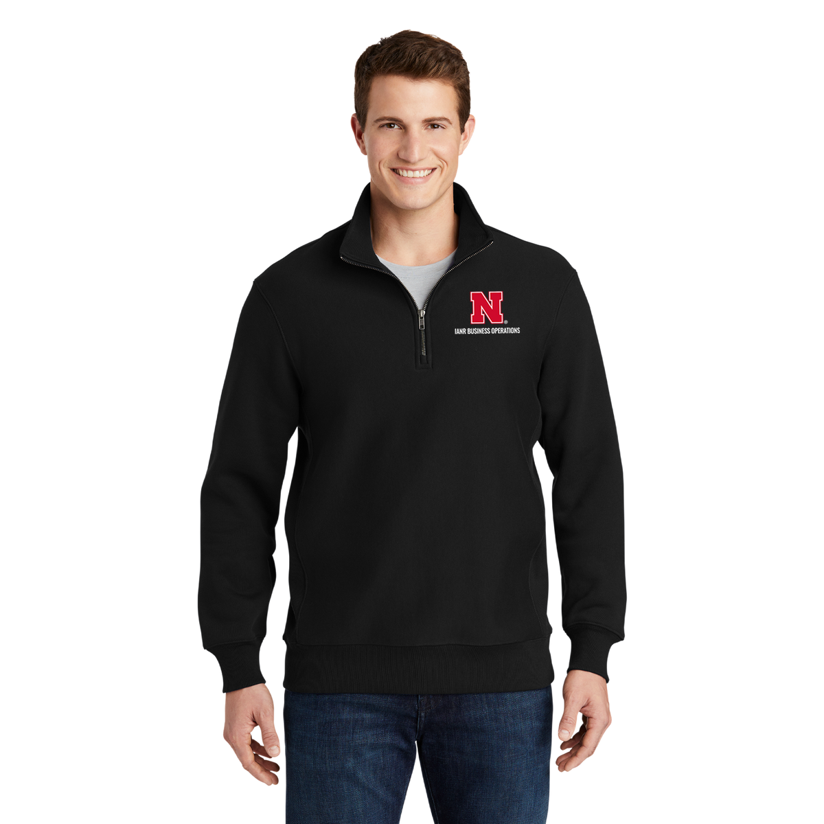 Sports-Tek® Super Heavyweight 1/4 Zip Pullover Sweatshirt