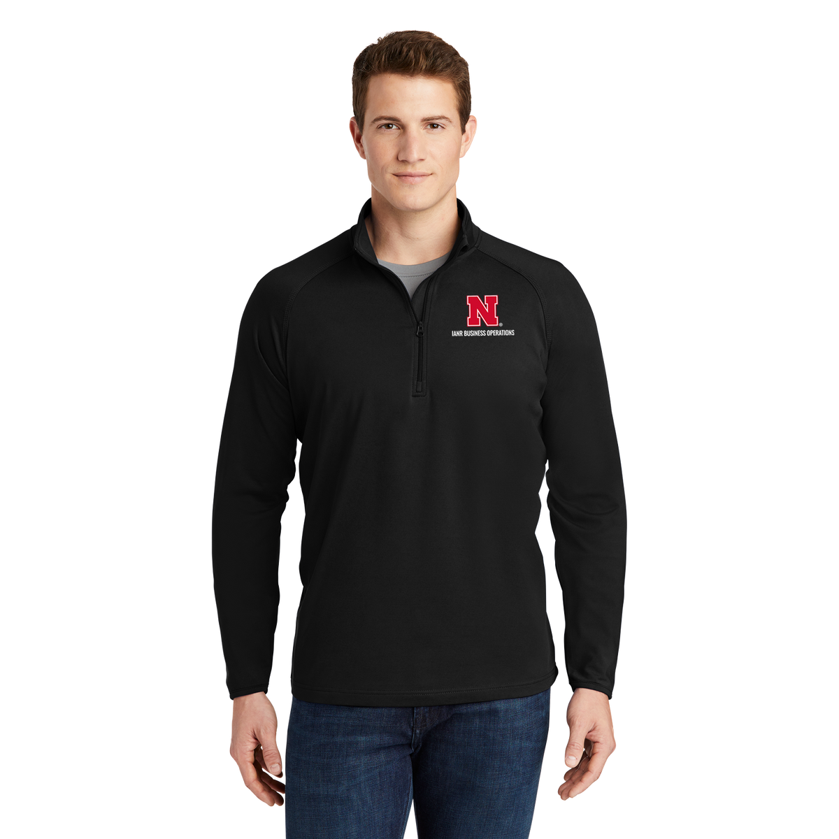 Sports-Tek® Sports Wick Stretch 1/4 Zip Pullover Sweatshirt
