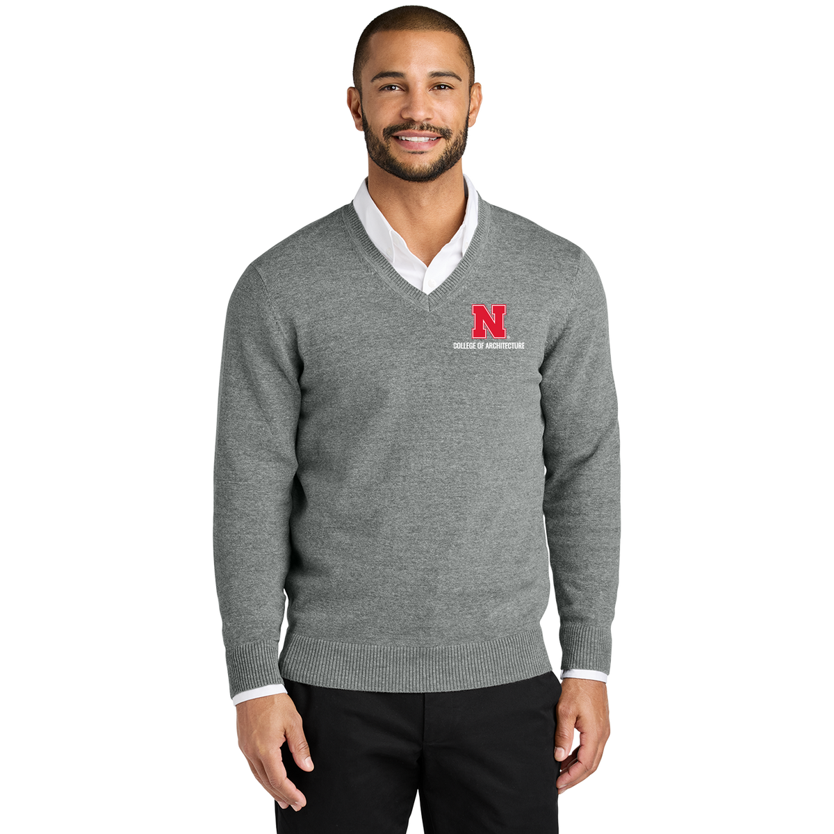 Architecture V-Neck Sweater